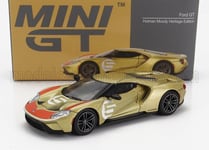 Truescale Ford USA GT Heritage Edition N 5 Holman Moody 2022 Gold Red - 1:64