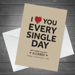 Valentines Day Cards For Boyfriend Girlfriend I LOVE YOU Card For Husband Wife