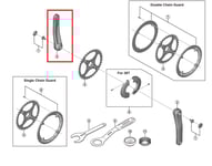 Vevarm Shimano Vänster 170mm FC-E5000