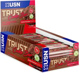 USN Trust Cookie Bar, Triple Chocolate Protein Cookie: High Protein Bars, & 12 x