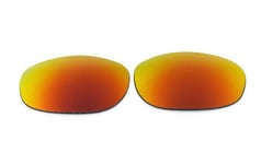 NEW POLARIZED REPLACEMENT FIRE RED LENS FIT OAKLEY EYE JACKET REDUX SUNGLASSES