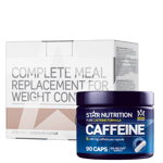 Complete Meal Måltidsersättning Viktkontroll + Koffeintabletter 200 mg 90 Kapslar