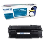 Refresh Cartridges Replacement Black Q7553A/53A Toner Compatible With HP Printer