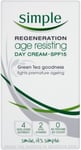 Simple Regeneration Age Resisting Day Cream SPF 15 premature ageing smooth skin
