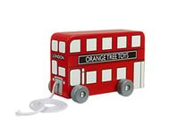 London Bus Pull Along Toy - Push and Pull Along Toys for 1 Year Olds, Toddler Toys - Wooden Toys, Perfect 1st Birthday Gifts For Boy and Girl - Early Development and Activity Toys by Orange Tree Toys