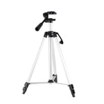 Docooler Camera Phone Tripod, 35-102cm Aluminum Alloy Portable Lightweight 3-sections Stand w/Phone Holder and 1/4" Screw Hole for Projector Smart Phone Camera