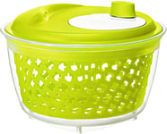 Rotho Fresh Essoreuse à salade, Plastique (PP) sans BPA, verte/transparente, 4.5l (25.0 x 25.0 x 16.5 cm)