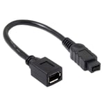 CY FW-012-BK 1394 Cable FireWire 400-to-800 Adapter Cable - Black