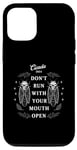 iPhone 14 Pro Cicadas 2024 Dont Run With Your Mouth Open Funny Cicada 2024 Case