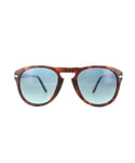 Persol Aviator Mens Brown Havana Blue Gradient Polarized Sunglasses - One Size