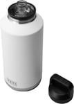 Yeti Rambler 64 Oz Bottle, Vacuum Insulated, Stainless Steel with Chug Cap, Whit