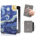 FDPEISHI Ebook Reader Cover, For Amazon Kindle Paperwhite 4 Case Pu Leather Flip Slim Smart Cover Hand Case For New Kindle Paperwhite 10Th Pq94Wif 2018,Starry Sky,For Pq94Wif