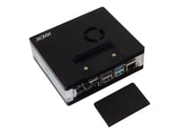 Joy-It - Fodral - Akryl - Svart - För Raspberry Pi 4 Model B