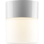 Tak- och väggarmatur Opus 100/125 vit, matt opal LED 8W 3000K