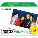 Film Instax Wide Blanc - Pack de 50 Films - Marque instax