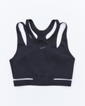 NIKE W FUTUREMOVE LIGHT-SUPPORT STRAPPY SPORTS BRA BLACK/CLEAR Dam BLACK/CLEAR