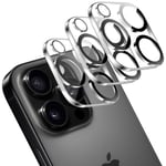 [3-Pack] iPhone 16 Pro Linsskydd av Härdat Glas - Skydd för Kamera, Anti-Reptåligt