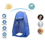 DYB Portable Pop Up Tent, Beach Camp Camping Toilet Tent, Privacy Shower Tent Portable, for Outdoor, Dressing, Bathing, Toilet, with Carrying Bag |195 * 120 * 120| Blue