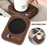 USB Kaffevärmare Mugg Varmare Mjölk Kaffe Te Värmebricka för kontorsskrivbord Inflyttningspresent Vit white