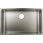 Hansgrohe diskbänk, 71x45 cm, rostfritt stål