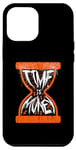 Coque pour iPhone 13 Pro Max Time Is Money Drip Dunk Motif Halloween Orange Noir