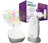 Philips Avent DECT Babyvakt med Nattlampsprojektor