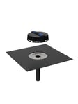 Geberit pluvia roof outlet with bitumen