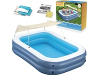 Uppblåsbar Familjepool Med Tak 254 X 174 X 140 Cm Bestway 54449