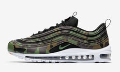 Nike Air Max 97 Premium QS UK 6 EUR 40 Raw Umber Fortress Green Black AJ2614 201