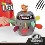 Tomy Jurassic World Pop Up T-Rex Play, Take Turns To Slide One Of Your Colour