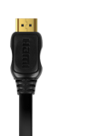 SiGN Platt HDMI till Kabel 4K, 3m - Svart
