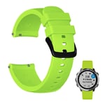 Garmin Vivomove Luxe / Vivomove 3 / Vivomove Style / Venu twill silicone watch band - Light Green