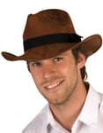 Brun Indiana Jones / Cowboyhatt