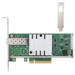 Adaptateur de serveur Ethernet pour carte r&eacute;seau INTEL X520DA1 82599EN PCIE 10G SFP Fiber