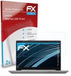 atFoliX 2x Screen Protector for Lenovo IdeaPad L340 15 Inch clear