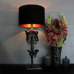 Skelett bordslampa Klassisk heminredning Dekorativ lampa Gotisk skelett bordslampa desk lamp
