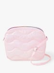 Angels by Accessorize Kids' Iridescent Quilted Cross Body Bag, Pink