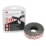 3M Snabblås Dual Lock SJ3560 återförslutningsbart, transparent, 25 mm x 2,5 m, 5.7 mm, Twin Pack