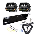 Arbetsbelysning Purelux Panther Alpha 60 - 12 cm / 60W / Spot, 2 st - Komplett paket