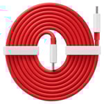 OnePlus Warp Charge USB Typ-C Kabel 5481100048 - 1.5m - Röd... Tvåfärgad