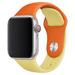 Apple Watch Series 4 40mm contrast color watch band - Orange / Yellow