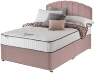 Silentnight Middleton Kingsize Memory Divan Bed - Pink King Size