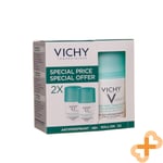 Vichy 48H Anti-Perspirant Treatment Sensitive Skin Roll On Special Offer 2x50ml