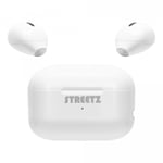 STREETZ Mini trådlösa In-Ear hörlurar, TWS, vit