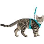 Trixie Cat Mesh Y-Harness with Fully Elastic Leash Mix 39-60cm