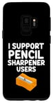 Coque pour Galaxy S9 I Support Taille-crayon Manuel Rotatif Utilisateurs Graphite
