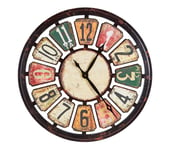 Horloge D.80 cm ATHENA Multicolor