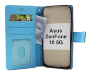 New Standcase Wallet Asus ZenFone 10 5G (Ljusblå)