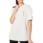 T-Shirt Blanc Femme Superdry Logo Linear