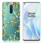 Deco OnePlus 8 skal - Fjärilar I Metall multifärg